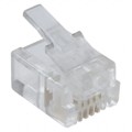 A-MO-6/4-SR - CONN MOD PLUG 6P4C UNSHIELDED