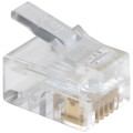 TM3P-66P - CONN MOD PLUG 6P6C UNSHIELDED