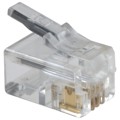 TM3P-44P - CONN MOD PLUG 4P4C UNSHIELDED