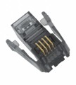 1-520424-1 - CONN PLUG 4POS SDL 24-26AWG RND