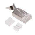 MTP-88-X-S-C6-A - CAT6 PLUG, 8P8C, G/F PLATING, SO