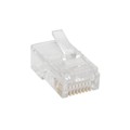 N030-100-STR - CAT5E RJ45 MOD PLUGS RND 1=100