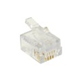 32-5954UL - CONN MOD PLUG 6P4C UNSHIELDED