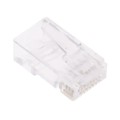 MTPR-88-X-S-C6-A - CAT6 PLUG, 8P8C, G/F PLATING, SO