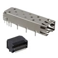 SFPK-SL - CONN SFP RCPT W/CAGE 10P SLD RA