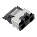 0757830132 - CONN MINI SAS RCP 36P SLD RA SMD