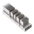 UE36-B16200-06A4A - QSFP DD CAGE 1X1 W/ HS FIN PIN H