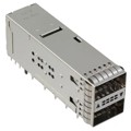 1717221002 - CONN ZQSFP+ RCPT CAGE 2X1 76P RA