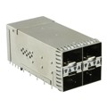 2198325-6 - CONN ZSFP+ RCP W/CAGE 2X2 80P RA