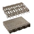 U77-C441M-2081 - CONN SFP+ CAGE 1X4 PRESS-FIT R/A