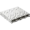 U77-A4110-2001 - CONN SFP CAGE 1X4 PRESS-FIT R/A