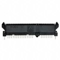 10022676-001LF - CONN SATA RCPT 22P PRESSFIT PCB