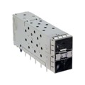 0760445002 - CONN SFP+ RCPT W/CAGE 2X1 40P RA