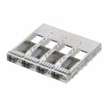 2033701253 - QSFP-DD CAGE ASSEMBLY, 1X4, OPEN