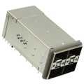 2198325-2 - CONN ZSFP+ RCP W/CAGE 2X2 80P RA