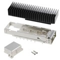 U98-C121-10C1 - CONN CFP4 CAGE W/HSINK PRESS RA