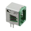 GT17HN-4DP-2H(B)(10) - CONN AUTO LAN PLUG 4P SLD RA SMD