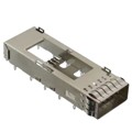 0747500021 - CONN QSFP+ CAGE PRESS-FIT R/A