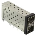 0753100001 - CONN SFP RCPT W/CAGE 2X1 40P R/A