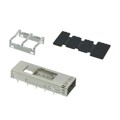 U90-A181-1001 - CONN QSFP CAGE W/HSINK PRESS RA
