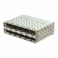 0754775001 - CONN SFP RCPT W/CAGE 2X6 240P RA