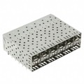 0754515001 - CONN SFP RCPT W/CAGE 2X6 240P RA