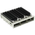 2007456-4 - CONN QSFP+ CAGE 1X3 W/HSINK R/A