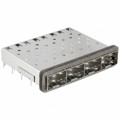 0739270402 - CONN SFP CAGE 1X4 SLD R/A