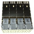 U78-B4126-00121 - CONN SFP RCPT W/CAGE 2X4 160P RA