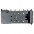 0760900001 - CONN SFP+ RCPT W/CAGE 2X1 40P RA