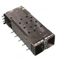 0760440001 - CONN SFP+ RCPT W/CAGE 2X1 40P RA