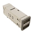 0768710006 - CONN QSFP+ RCP W/CAGE 2X1 76P RA