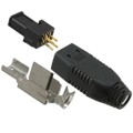 MQ172X-4SA-CV - CONN PLUG 4POS SOLDER GOLD