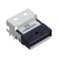 U10-C038-201T - CONN MINI HD SAS RCPT 38P RA SMD