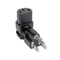 P006-000-DA - DOWN-ANGLED NEMA 5-15P TO C13 PO
