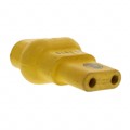 1300190002 - DB 2P FEMALE INSERT YELLOW
