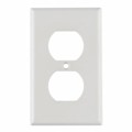 FP106-W - 106 DUPLEX FACEPLATE; WHITE