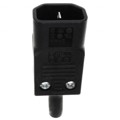 PX0686 - PWR ENT PLUG IEC320-2-2E STR SCR