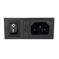 761-18/003 - PWR ENT MOD RCPT IEC320-C14 PNL