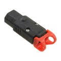 IL13+ REWIREABLE IEC LOCK LSZH - IEC SOCKET WITH LOCKING C13- REW