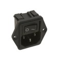 1609112-3 - PWR ENT MOD RCPT IEC320-C14 PNL