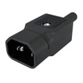 712-00/00 - PWR ENT PLUG IEC320-2-2E STR SCR