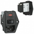 PE0SSSS60 - PWR ENT MOD RCPT IEC320-C14 PNL