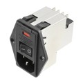 PE0S0SS6B - PWR ENT MOD RCPT IEC320-C14 PNL