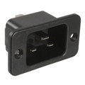 6163.0004 - PWR ENT RCPT IEC320-C20 PANEL QC