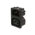 4300.0301 - PWR ENT IN/OUT IEC320-2-2F PNL