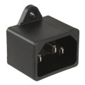 4300.0076 - PWR ENT RCPT IEC320-C14 PNL SLDR
