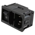 KM00.1205.11 - PWR ENT MOD RCPT IEC320-C14 PNL