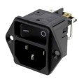DC11.0001.003 - PWR ENT MOD RCPT IEC320-C14 PNL