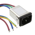 FN9222SB-15-07 - PWR ENT RCPT IEC320-C14 PNL WIRE